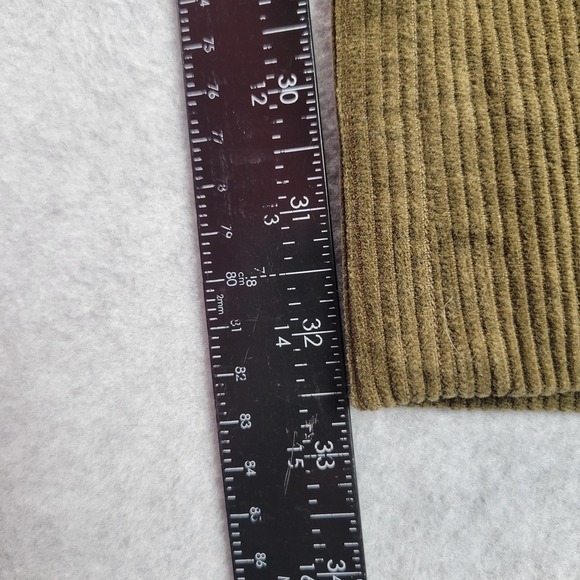 Ralph Lauren Purple Label Men 36x32 Cotton Green Corduroy Pants Trousers Riding - Picture 4 of 12